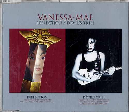 Vanessa Mae Reflection / Devil's Trill CD single (CD5 / 5") Dutch VMAC5RE629670