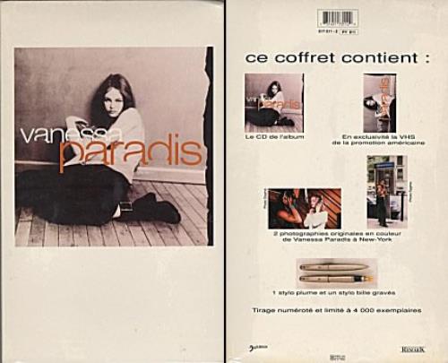 Vanessa Paradis Deluxe Box box set French VANBXDE09221