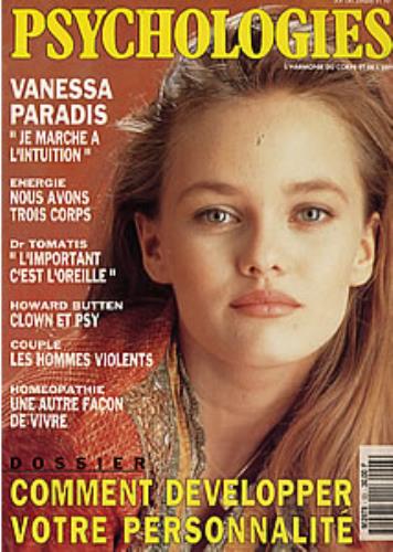 Vanessa Paradis Psychologies poster French VANPOPS40665