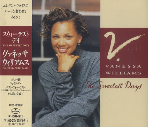 Vanessa Williams The Sweetest Days 3" CD single (CD3) Japanese VNWC3TH63961