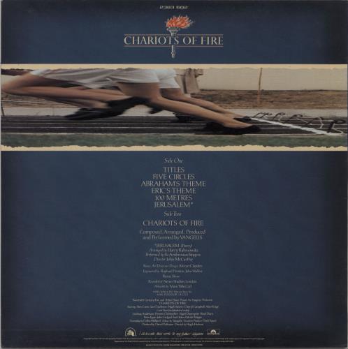 Vangelis Chariots Of Fire vinyl LP album (LP record) Singapore VGELPCH762710