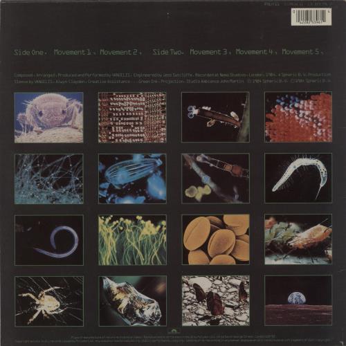 Vangelis Soil Festivities vinyl LP album (LP record) UK VGELPSO393005