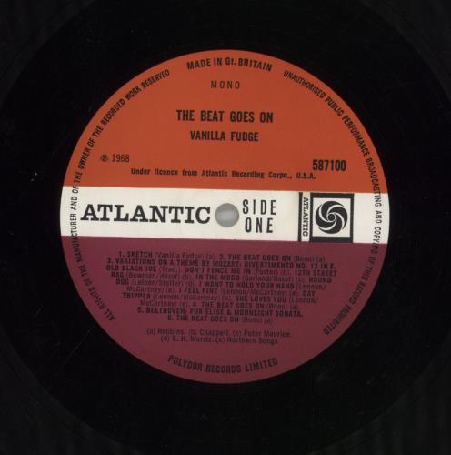 Vanilla Fudge The Beat Goes On vinyl LP album (LP record) UK VFULPTH611908