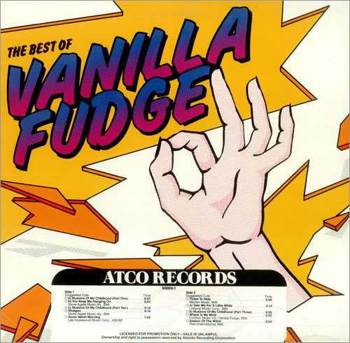 Vanilla Fudge The Best Of vinyl LP album (LP record) US VFULPTH441233