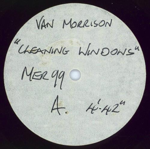 Van Morrison Cleaning Windows UK acetate (771453)