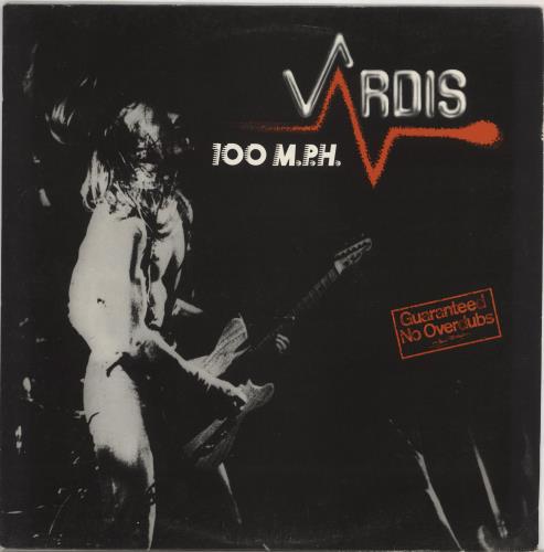 Vardis 100 M.P.H + Poster vinyl LP album (LP record) UK VRDLPMP668142