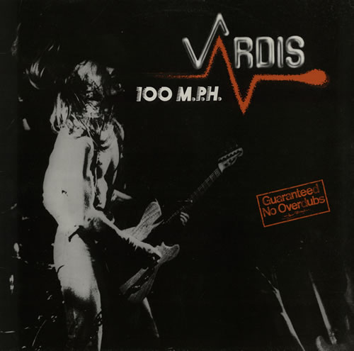 Vardis 100 MPH - A1/B1 vinyl LP album (LP record) UK VRDLPMP242301