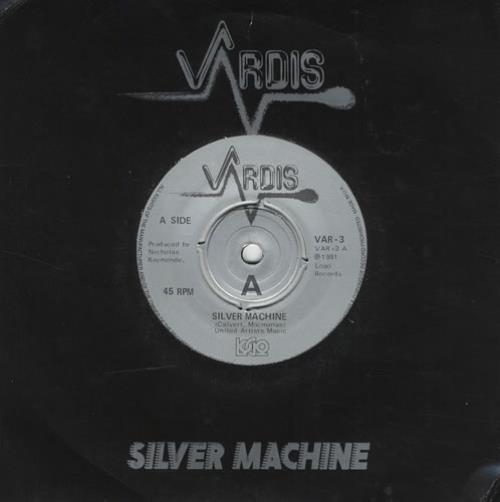 Vardis Silver Machine 7" vinyl single (7 inch record / 45) UK VRD07SI05622