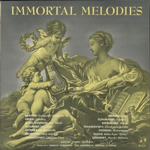 Varieton Concert Orchestra Immortal Melodies vinyl LP album (LP record) UK YFXLPIM701332