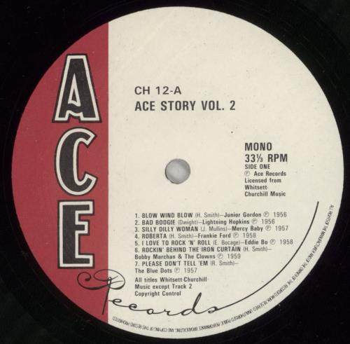 Various-50s/Rock & Roll/Rockabilly Ace Story (Volume Two) vinyl LP album (LP record) UK 50VLPAC602774