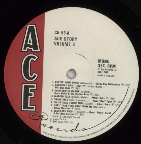 Various-50s/Rock & Roll/Rockabilly Ace Story Volume 3 vinyl LP album (LP record) UK 50VLPAC632661