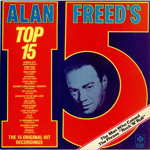 Various-50s/Rock & Roll/Rockabilly Alan Freed's Top 15 vinyl LP album (LP record) UK 50VLPAL486119
