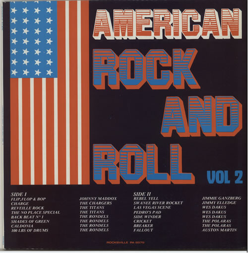 Various-50s/Rock & Roll/Rockabilly American Rock And Roll Volume 2 vinyl LP album (LP record) Dutch 50VLPAM641535