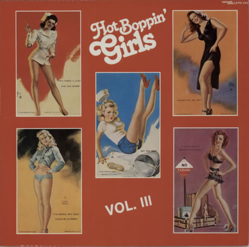 Various-50s/Rock & Roll/Rockabilly Hot Boppin' Girls Vol. III vinyl LP album (LP record) US 50VLPHO613327