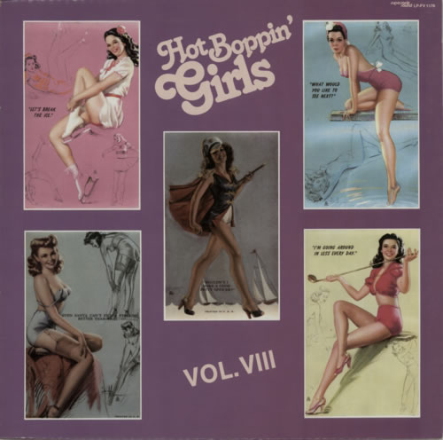 Various-50s/Rock & Roll/Rockabilly Hot Boppin' Girls Vol. VIII vinyl LP album (LP record) US 50VLPHO613316