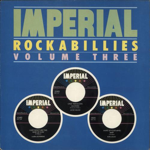 Various-50s/Rock & Roll/Rockabilly Imperial Rockabillies Volume Three vinyl LP album (LP record) UK 50VLPIM729577