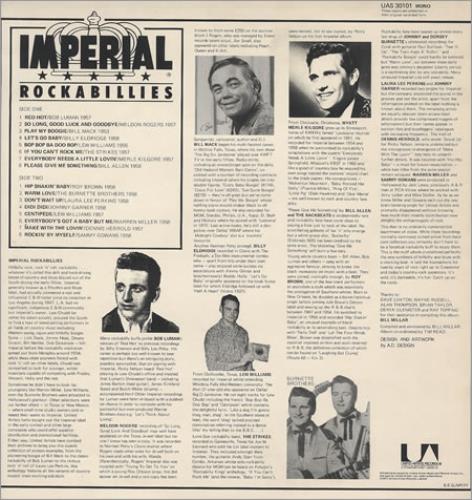 Various-50s/Rock & Roll/Rockabilly Imperial Rockabillies vinyl LP album (LP record) UK 50VLPIM285451