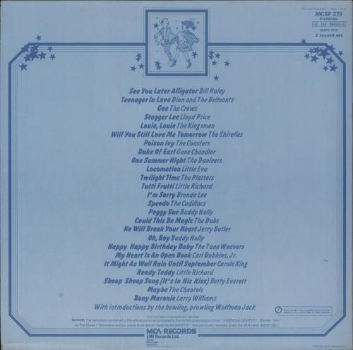 Various-50s/Rock & Roll/Rockabilly More American Graffiti 2-LP vinyl record set (Double LP Album) UK 50V2LMO696433