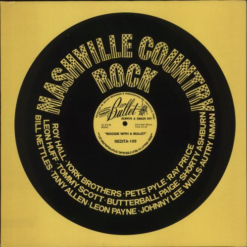 Various-50s/Rock & Roll/Rockabilly Nashville Country Rock - Boogie With A Bullet vinyl LP album (LP record) Dutch 50VLPNA708896