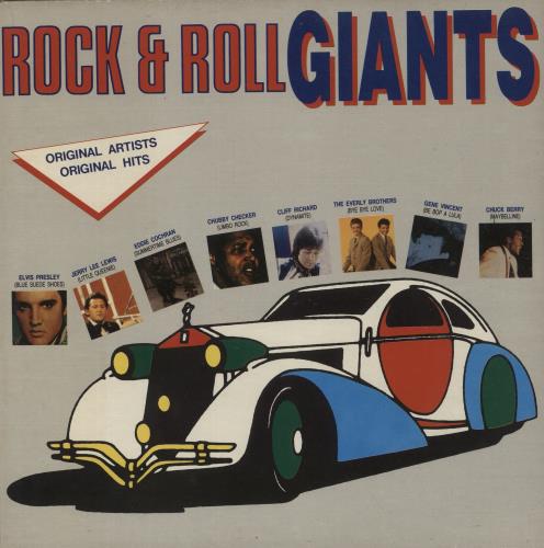 Various-50s/Rock & Roll/Rockabilly Rock & Roll Giants vinyl LP album (LP record) Greek 50VLPRO868931