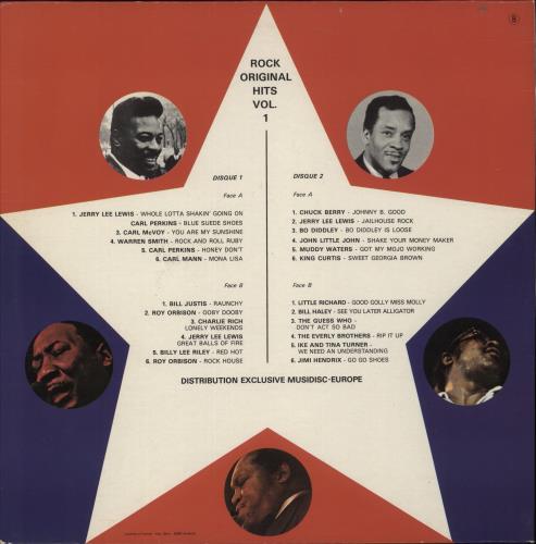 Various-50s/Rock & Roll/Rockabilly Rock 'N Roll (Rock Original Hits Vol. 1) vinyl LP album (LP record) French 50VLPRO867845