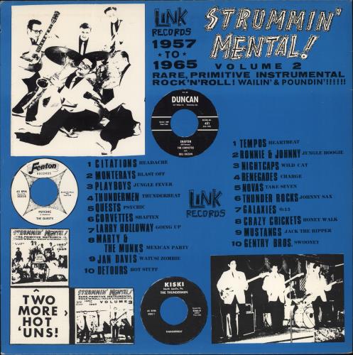 Various-50s/Rock & Roll/Rockabilly Strummin' Mental! Volume 2 vinyl LP album (LP record) UK 50VLPST778522