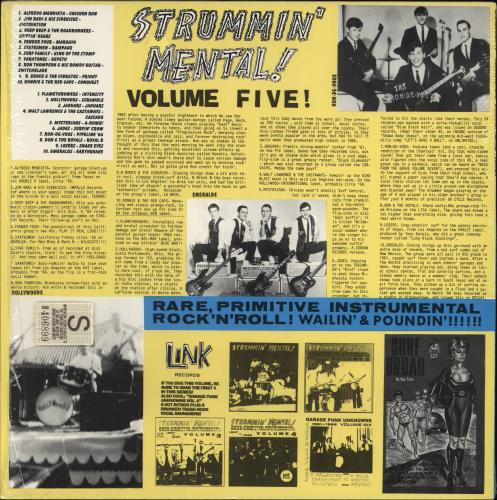 Various-50s/Rock & Roll/Rockabilly Strummin' Mental! Volume Five! vinyl LP album (LP record) UK 50VLPST778521