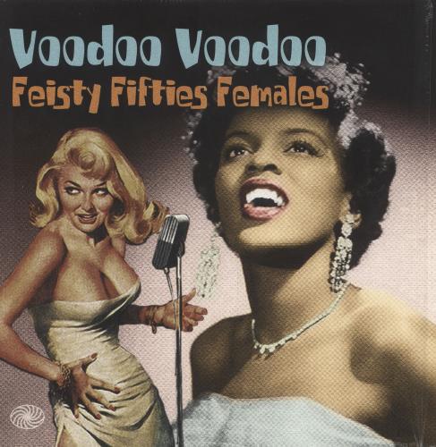 Various-50s/Rock & Roll/Rockabilly Voodoo Voodoo: Feisty Fifties Females 2-LP vinyl record set (Double LP Album) UK 50V2LVO744281