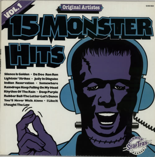 Various-60s & 70s 15 Monster Hits - Volume 1 vinyl LP album (LP record) UK SVALPMO558571