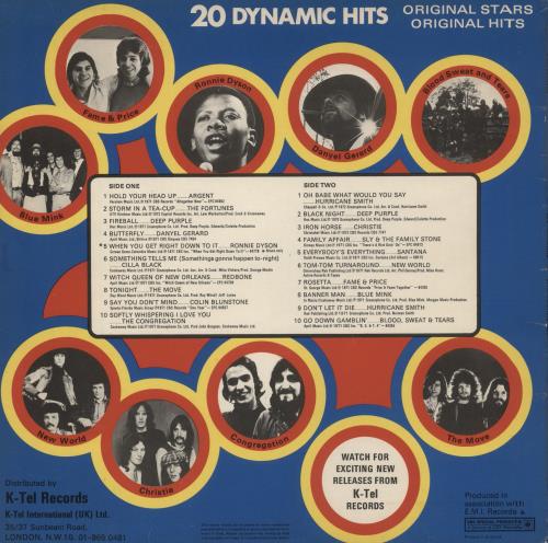 Various-60s & 70s 20 Dynamic Hits vinyl LP album (LP record) UK SVALPDY577209