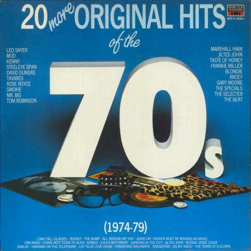 Various-60s & 70s 20 More Original Hits Of The 70's vinyl LP album (LP record) UK SVALPMO816631