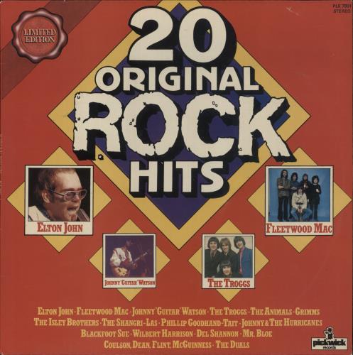 Various-60s & 70s 20 Original Rock Hits vinyl LP album (LP record) UK SVALPOR719225