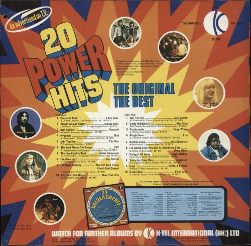 Various-60s & 70s 20 Power Hits vinyl LP album (LP record) UK SVALPPO579704