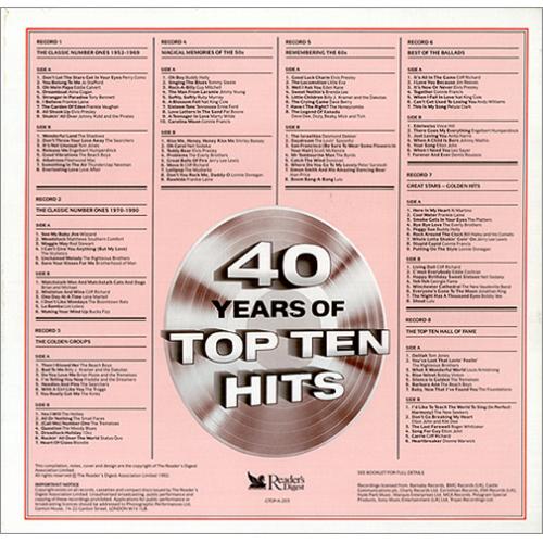 Various-60s & 70s 40 Years Of Top Ten Hits box set UK SVABXYE426414