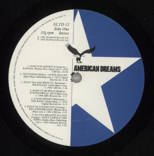 Various-60s & 70s American Dreams 2-LP vinyl record set (Double LP Album) UK SVA2LAM579673