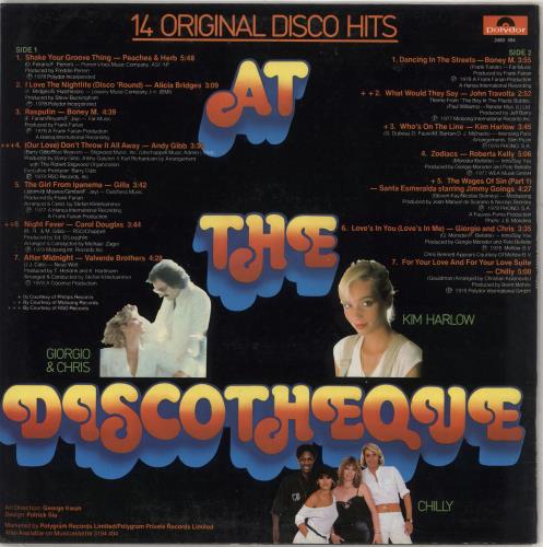 Various-60s & 70s At The Discotheque vinyl LP album (LP record) Hong Kong SVALPAT711482