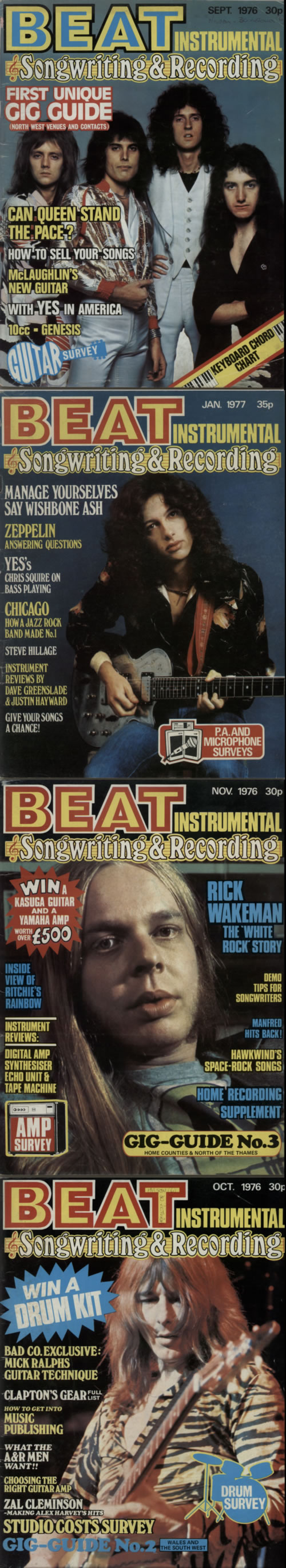 Various-60s & 70s Beat Instrumental - Five Seventies Issues magazine UK SVAMABE603796