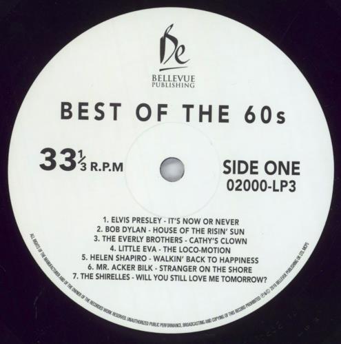 Various-60s & 70s Best Of The 60's vinyl LP album (LP record) UK SVALPBE825590