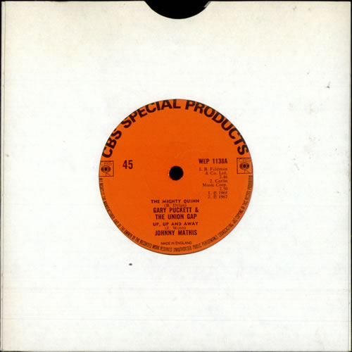 Various-60s & 70s CBS Special Products EP 7" vinyl single (7 inch record / 45) UK SVA07CB518053