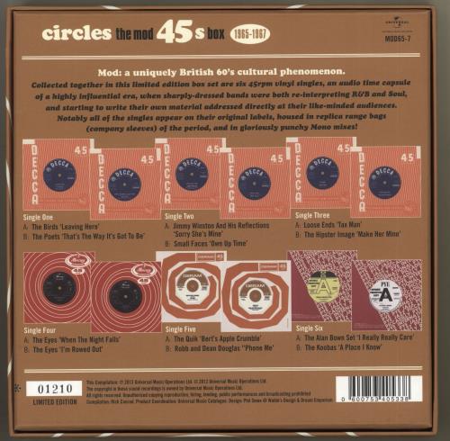 Various-60s & 70s Circles: The Mod 45s Box 1965-1967 7" single box set UK SVA7XCI715899