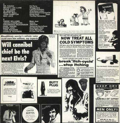 Various-60s & 70s Cough Syrup For Elvis Impersonators - 14 Best Ways To Die vinyl LP album (LP record) UK SVALPCO736954