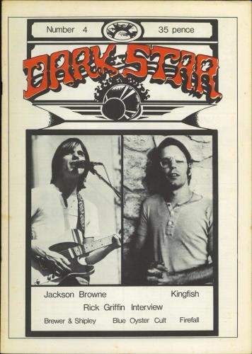 Various-60s & 70s Dark Star # 4 magazine UK SVAMADA767535