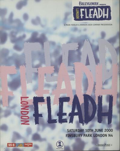 Various-60s & 70s Fleadh tour programme UK SVATRFL667738