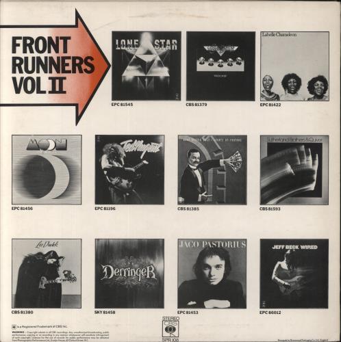 Various-60s & 70s Front Runners Vol II vinyl LP album (LP record) UK SVALPFR492047