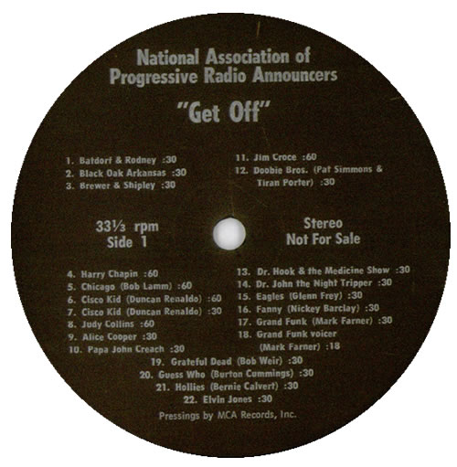 Various-60s & 70s Get Off vinyl LP album (LP record) US SVALPGE530457
