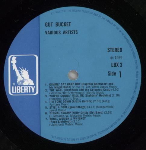 Various-60s & 70s Gutbucket vinyl LP album (LP record) UK SVALPGU542958