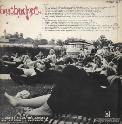 Various-60s & 70s Gutbucket vinyl LP album (LP record) UK SVALPGU542958