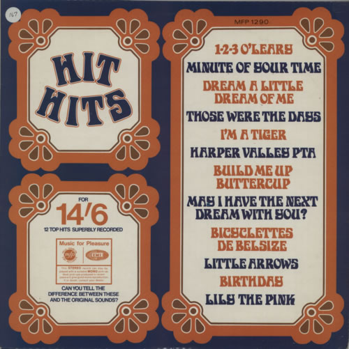 Various-60s & 70s Hit Hits vinyl LP album (LP record) UK SVALPHI588381