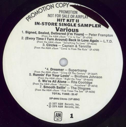 Various-60s & 70s Hit Kit II vinyl LP album (LP record) US SVALPHI828033