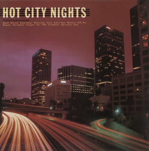 Various-60s & 70s Hot City Nights - Poster vinyl LP album (LP record) UK SVALPHO873993